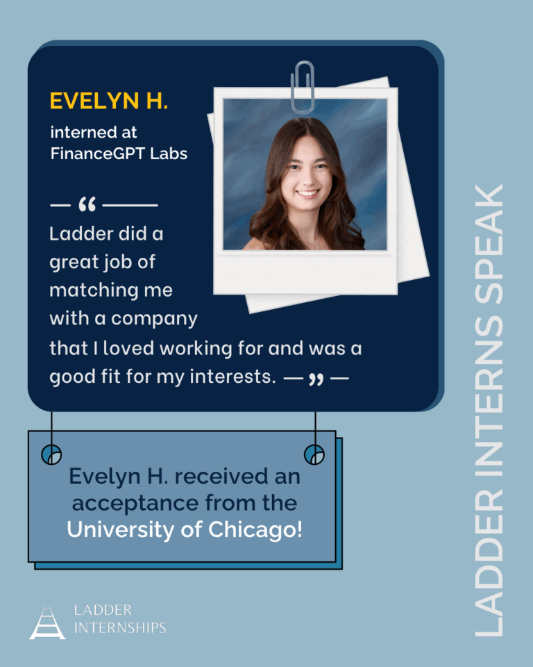 Testimonial from a Ladder student