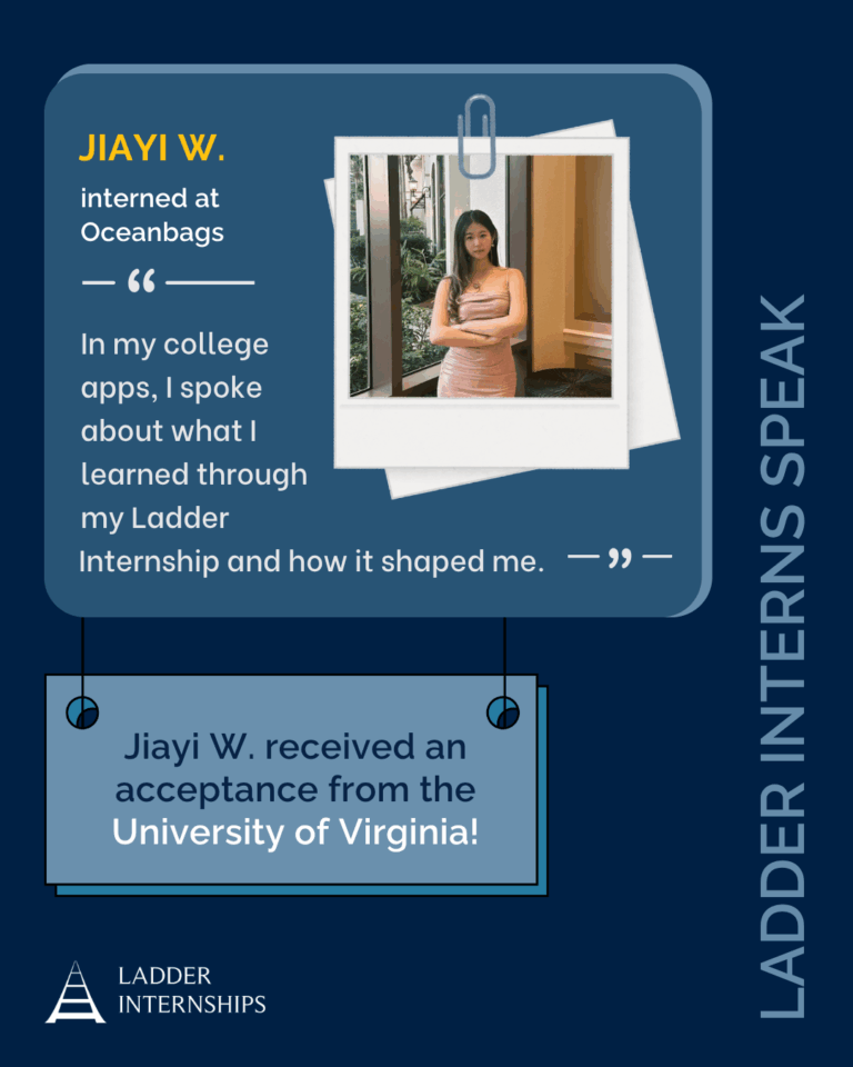 Testimonial from a Ladder student